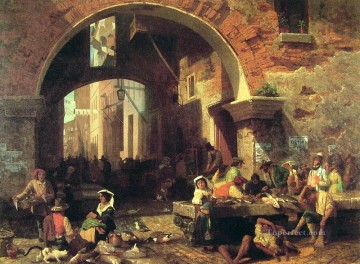 The Arch of Octavius luminism Albert Bierstadt Oil Paintings